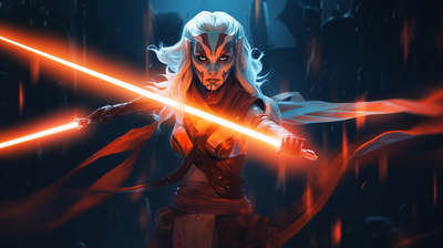 Answered! Why is Ahsoka's One LightSaber Shorter than the Other?