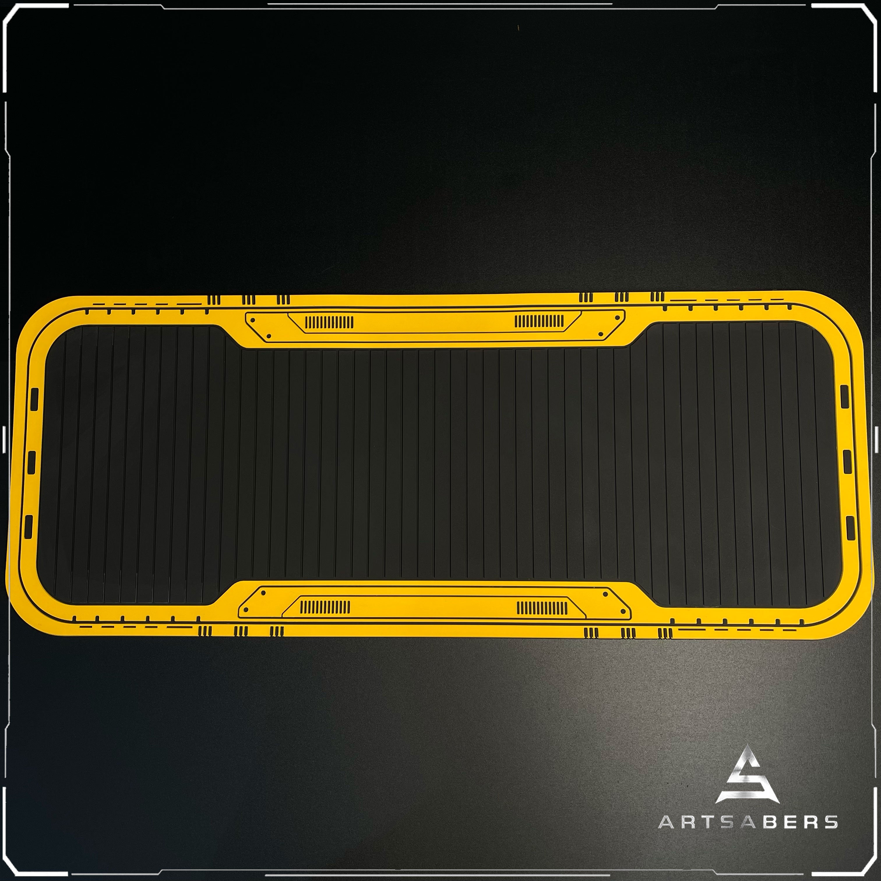 Rubber pad for sabers