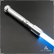 Silver Riq saber Base Lit saber For Heavy Dueling ARTSABERS