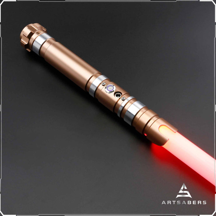 Gold Smasher V2 saber Base Lit saber For Heavy Dueling ARTSABERS