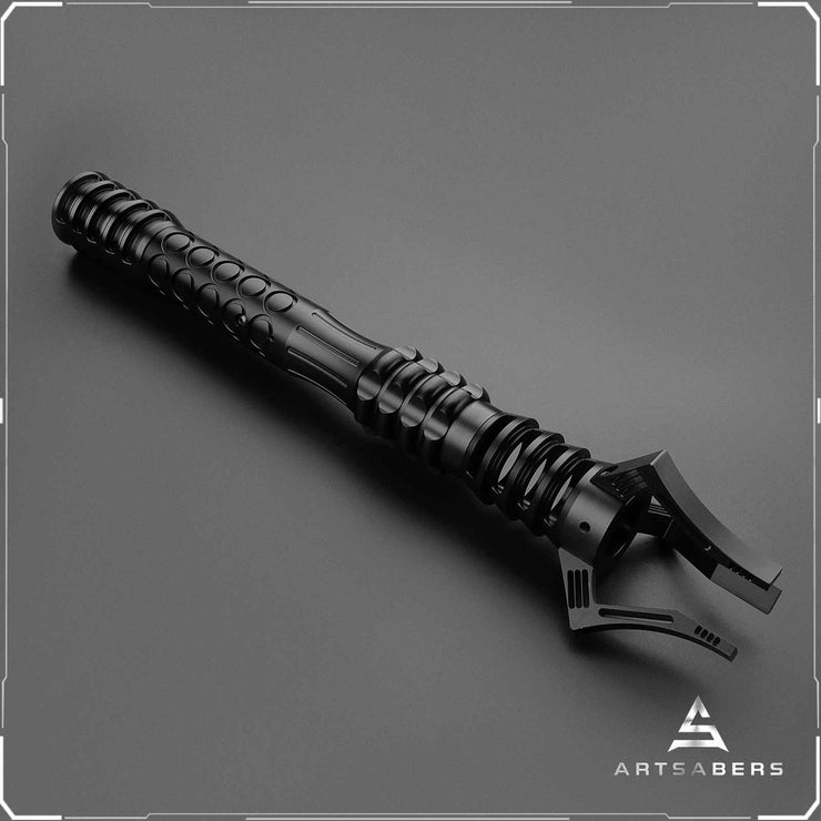Black Crusher Base lit Blade saber Force FX Heavy Dueling saber ARTSABERS