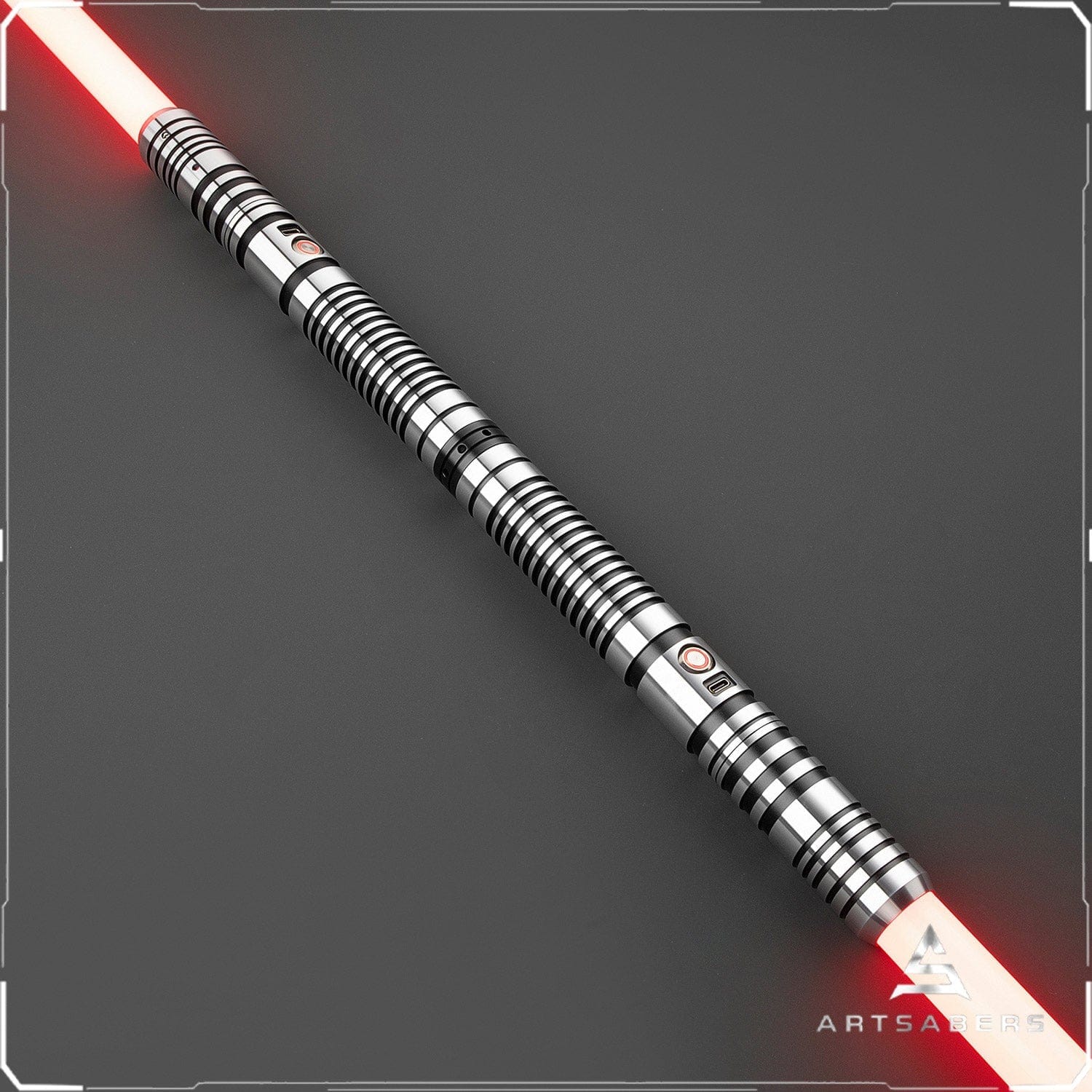 Black ARRIO V2 Double Bladed saber Star Wars saber ARTSABERS